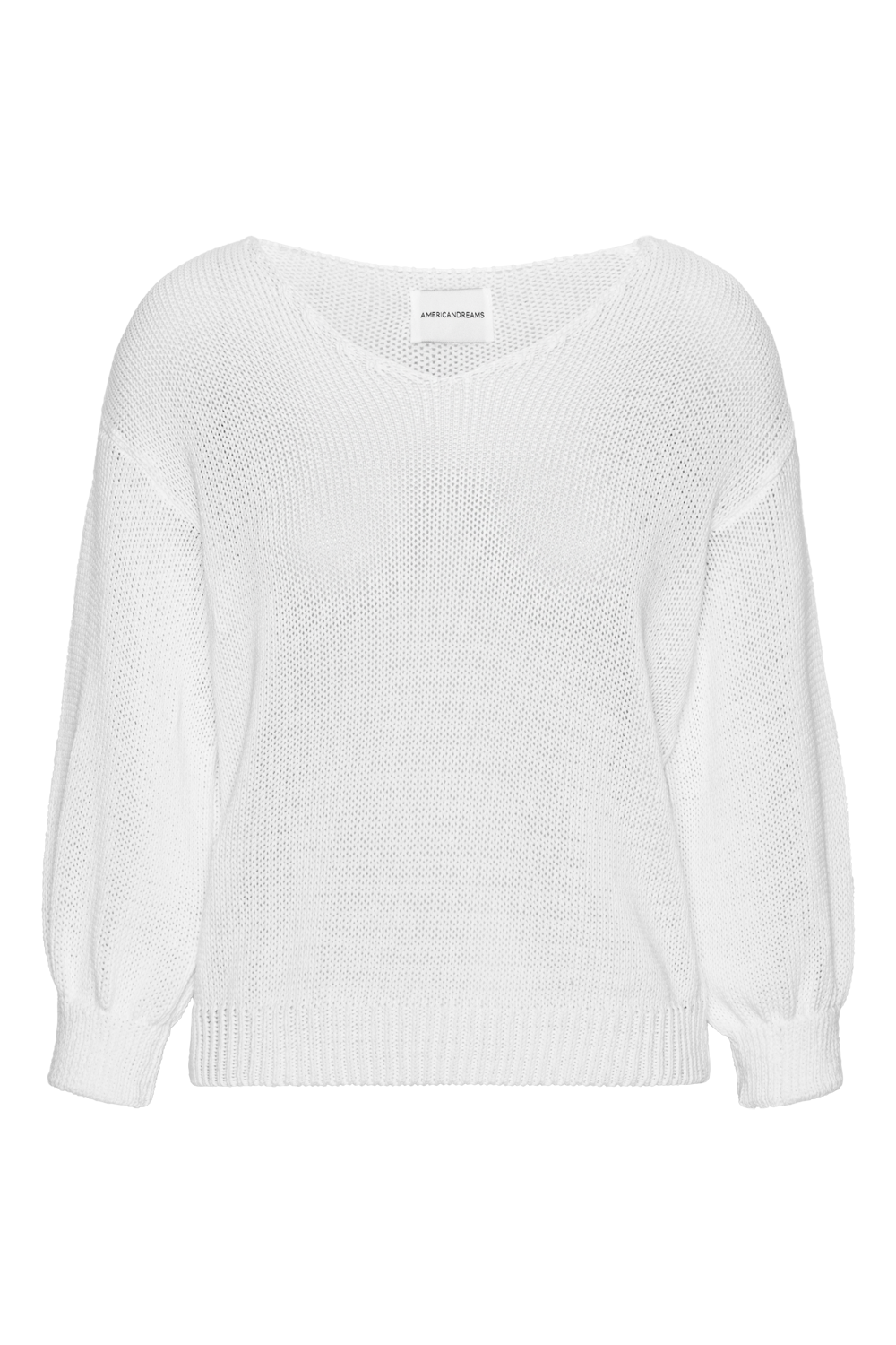 Milana LS Light Cotton Knit White