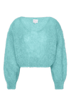 Milana Cropped Pullover Seafoam Green