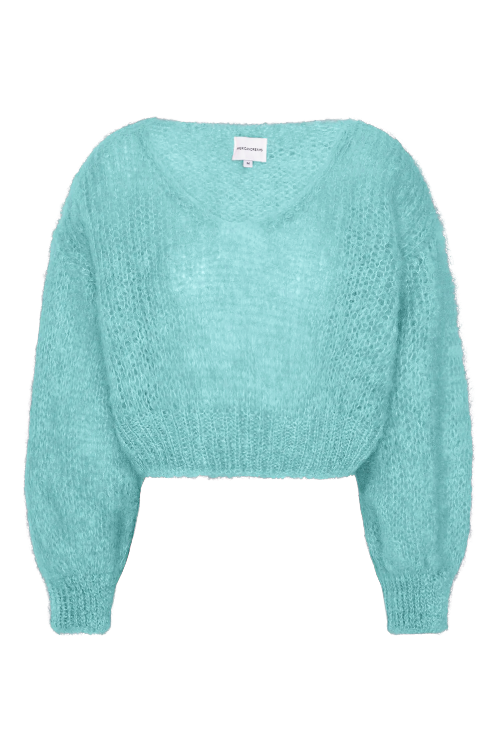 Milana Cropped Pullover Seafoam Green