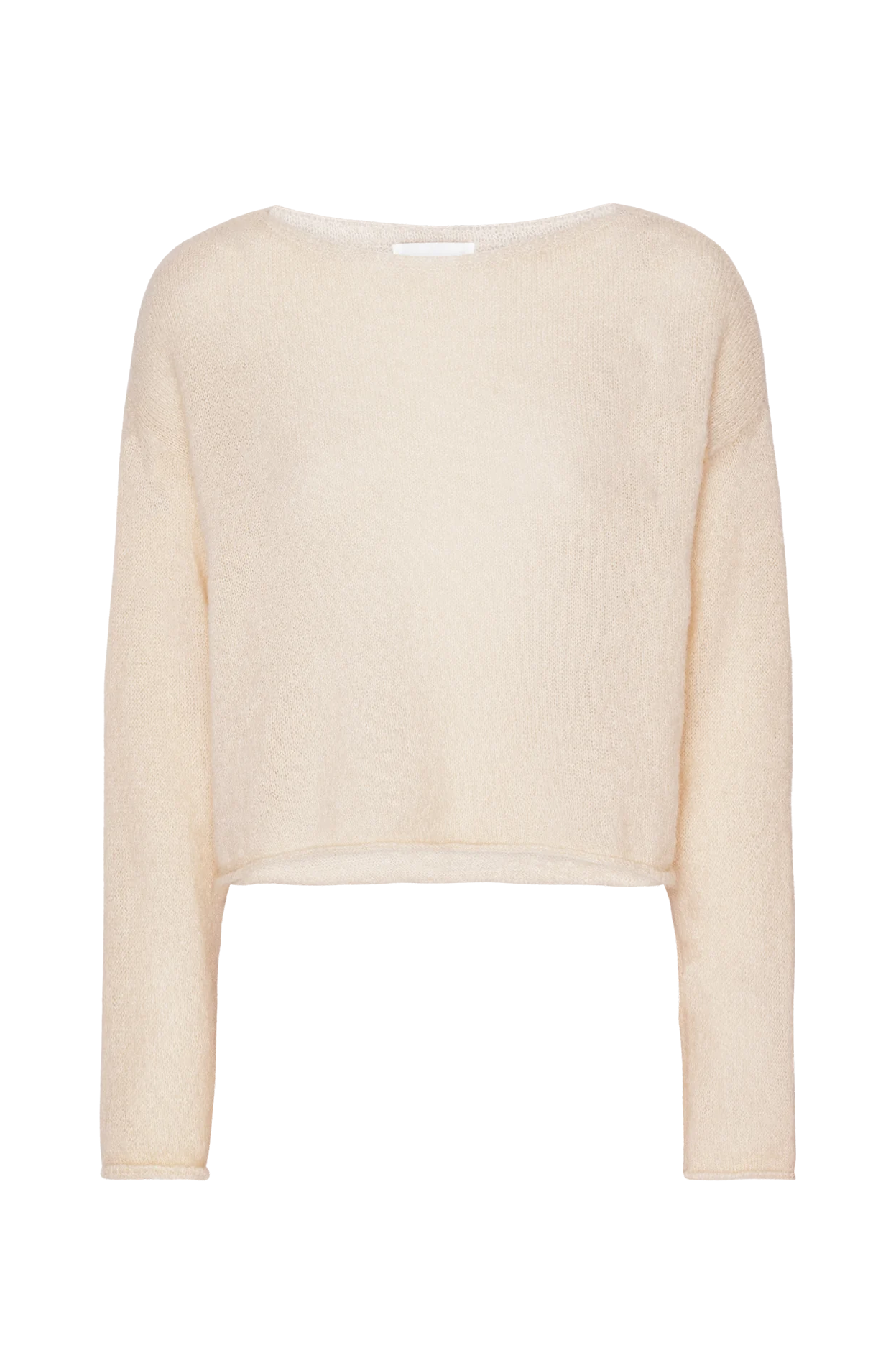 Molly Cropped Pullover Almond