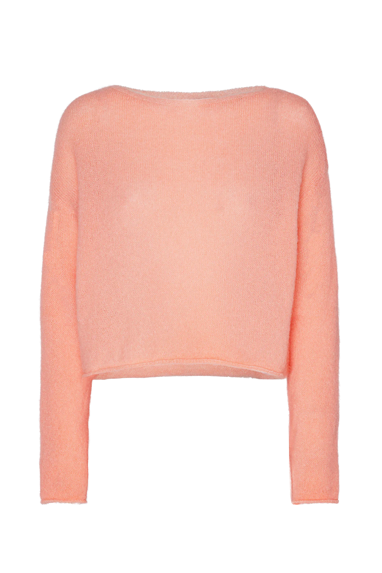 Molly Cropped Pullover Peach