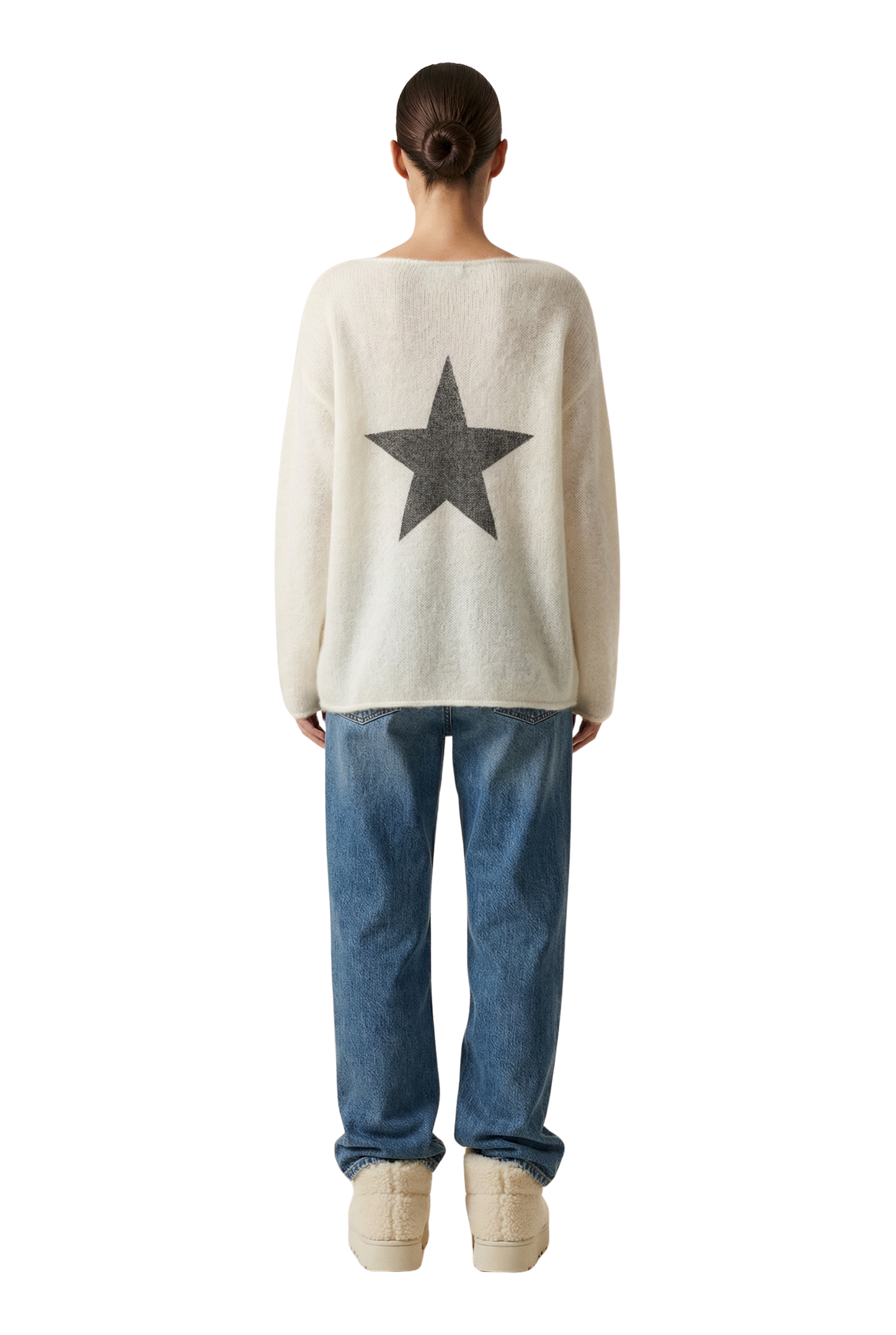 Molly LS Star White