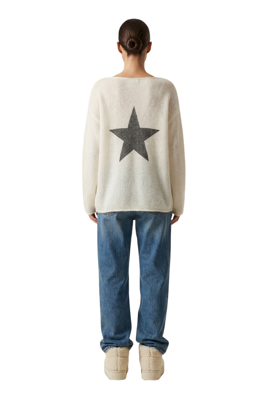 Molly LS Star White
