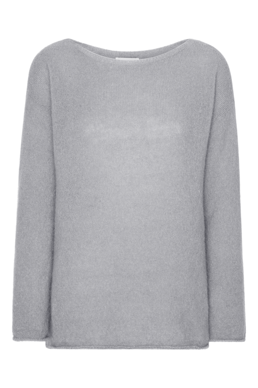 Molly LS Star Knit Grey