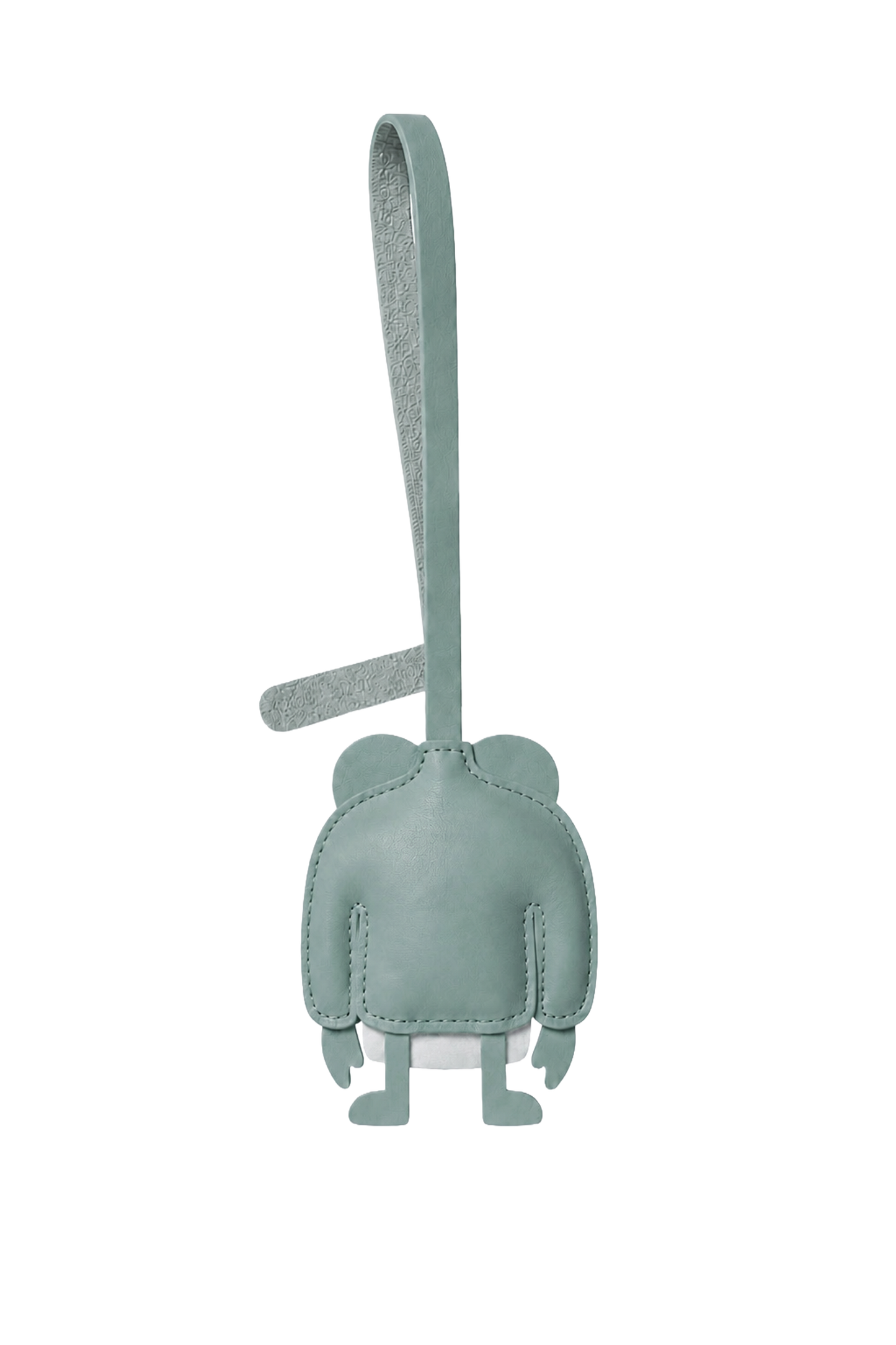 Mr Pullover Leather Bag Charm Seafoam Green