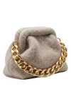 Paloma Cloud Mohair Clutch Beige