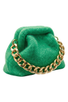 Paloma Cloud Mohair Clutch Bright Green