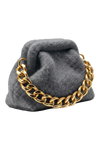 Paloma Cloud Mohair Clutch Graphite