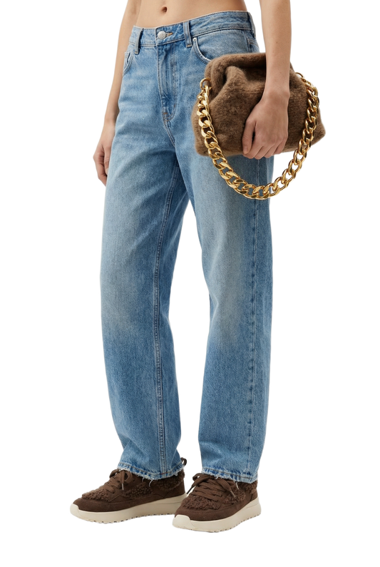 Paloma Cloud Mohair Clutch Medium Brown