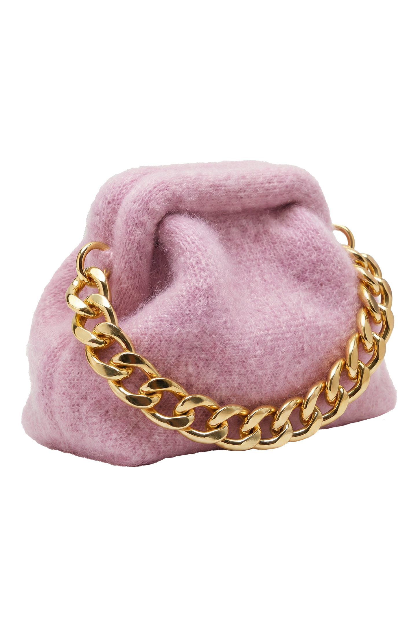 Paloma Cloud Mohair Clutch Soft Berry