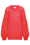 Pepper Round Neck Pullover Lipstick Red
