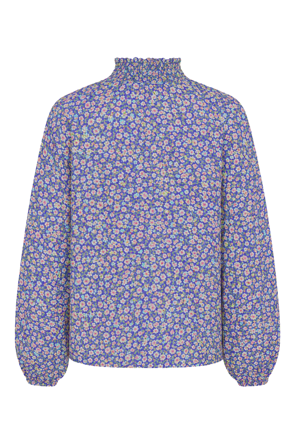Perla Cotton Shirt Lilac Multi Small Flower
