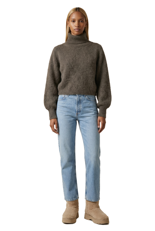 Piro Rollneck Long Sleeves Dark Taupe