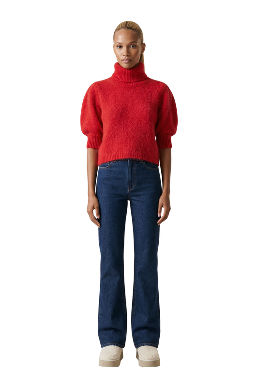 Piro Pullover Lipstick Red