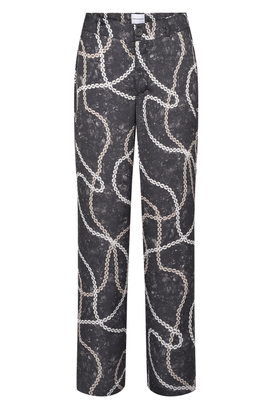 Raphael Pants Black Print