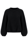 Rosie Mohair Knit Pullover Black