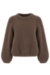 Rosie Mohair Knit Pullover Cocoa