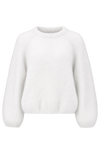 Rosie Mohair Knit Pullover White