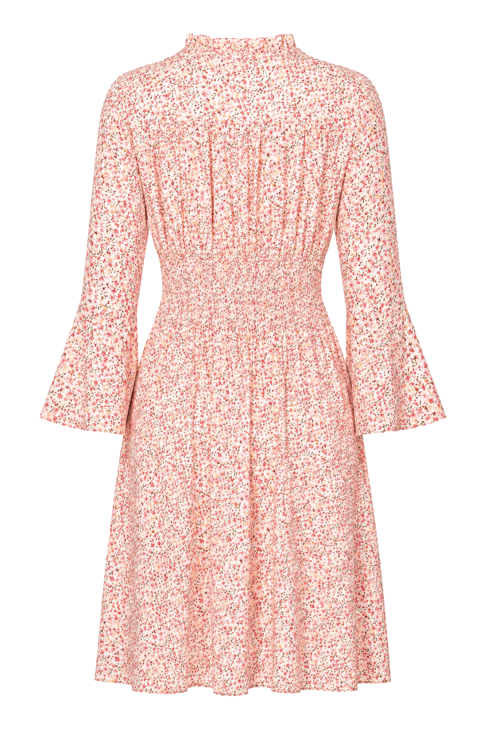 Sally Short Dress Light Pink Flower