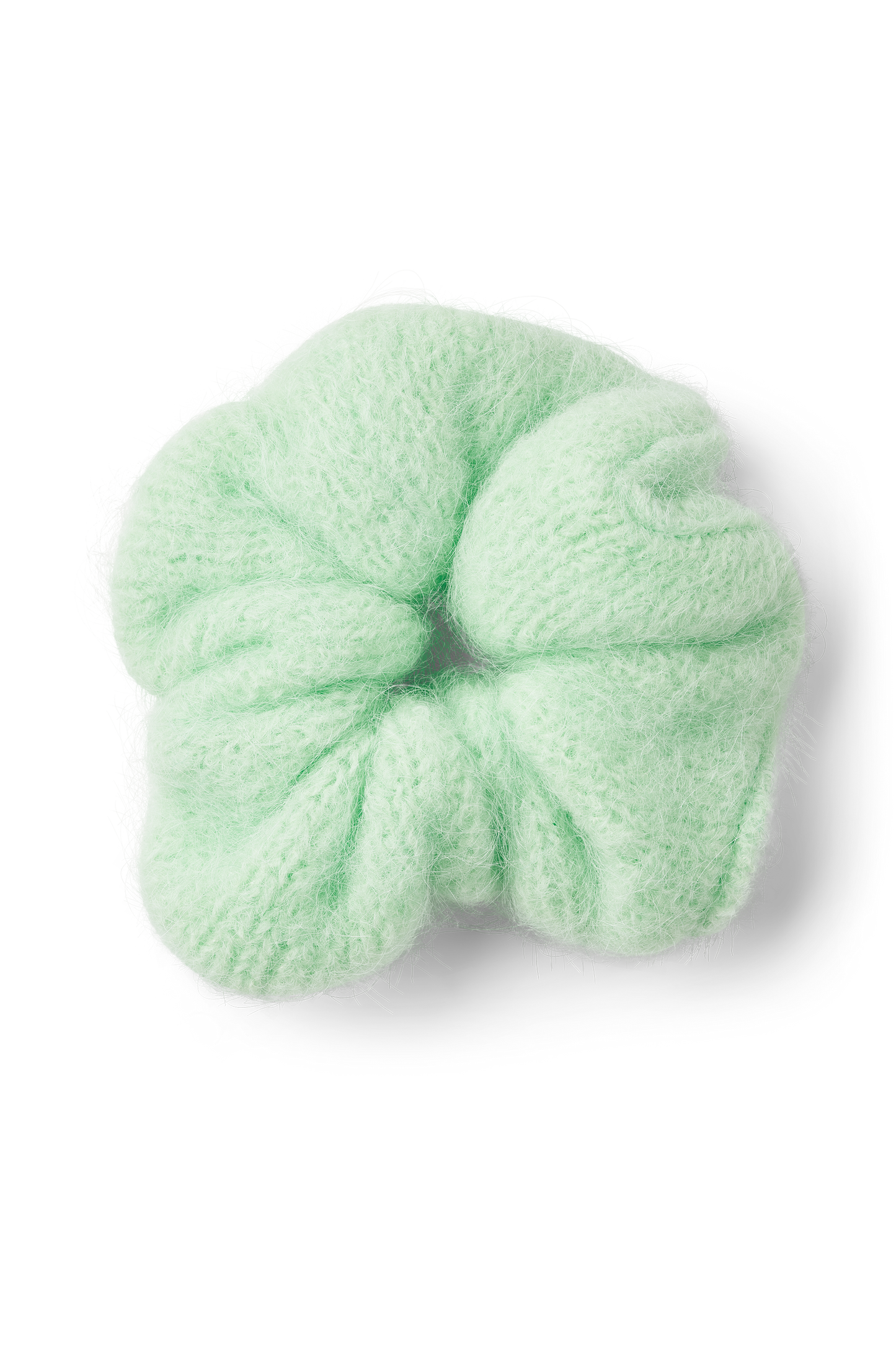 Tullah Knit Scrunchie Light Green