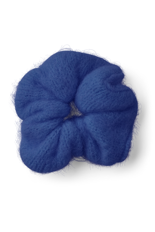 Tullah Knit Scrunchie Navy Blue