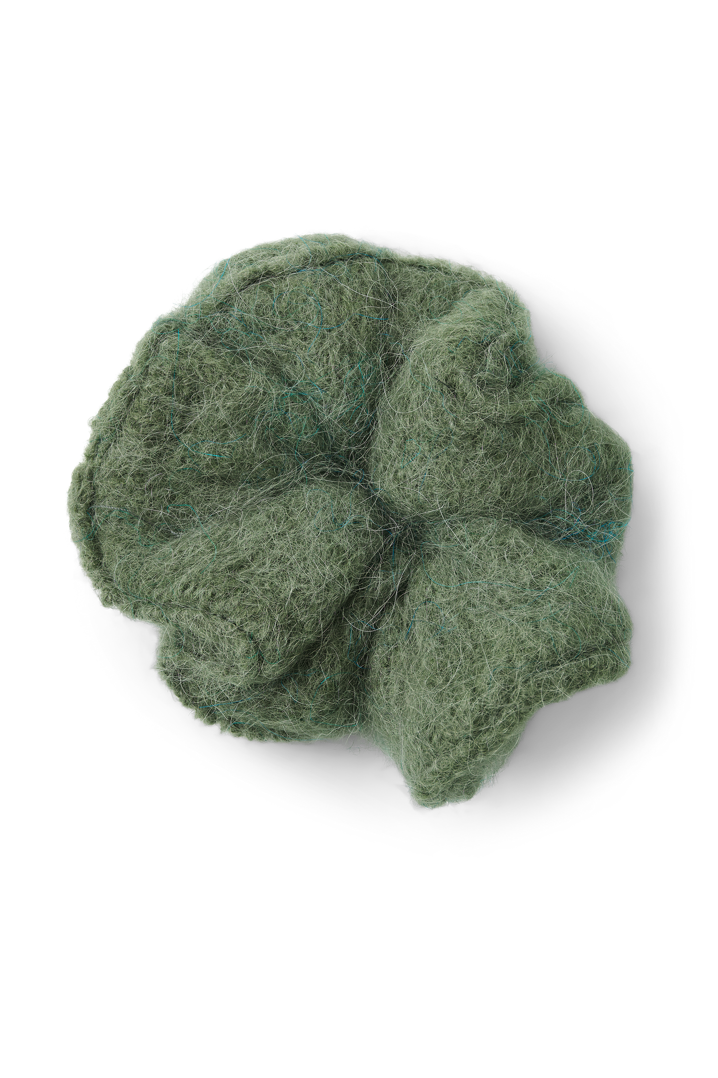 Tullah Knit Scrunchie Seaweed Green