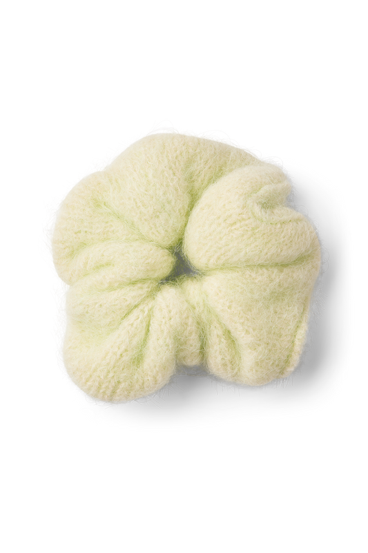 Tullah Knit Scrunchie Light Yellow