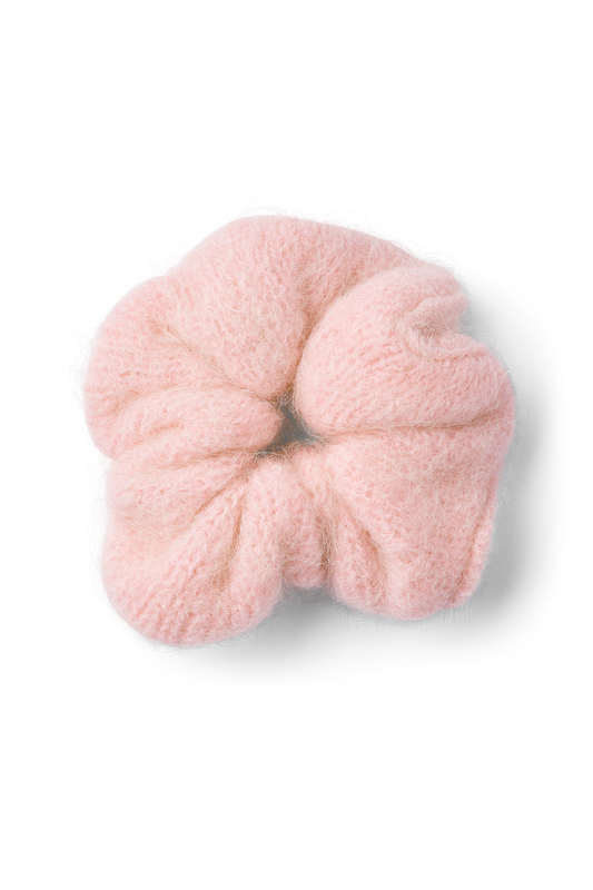 Tullah Knit Scrunchie Peach