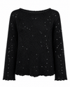 Anya Shimmer Pullover Black