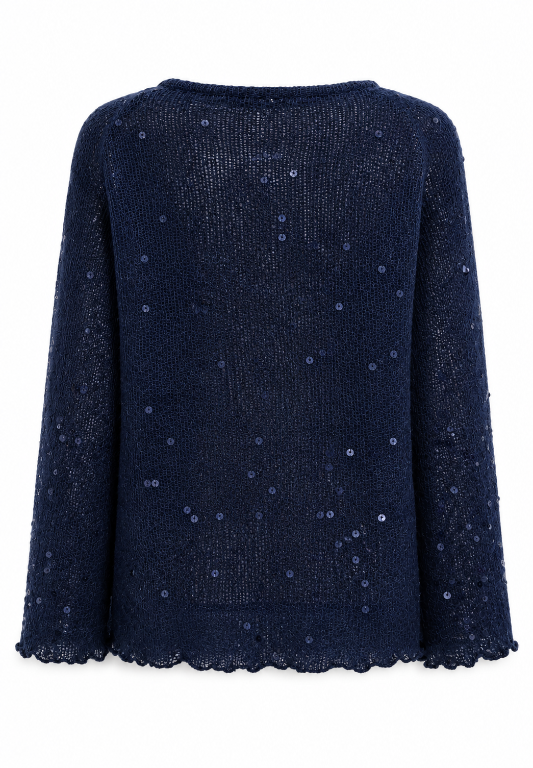 Anya Shimmer Pullover Navy Blue
