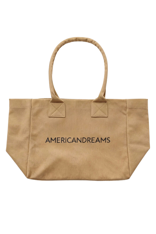 Signature Canvas Tote Small Medium Brown