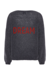 Silja Back Letters Anthracite Grey W/ Coral Red Letters (DREAM)