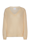 Silja V Neck Knit Almond
