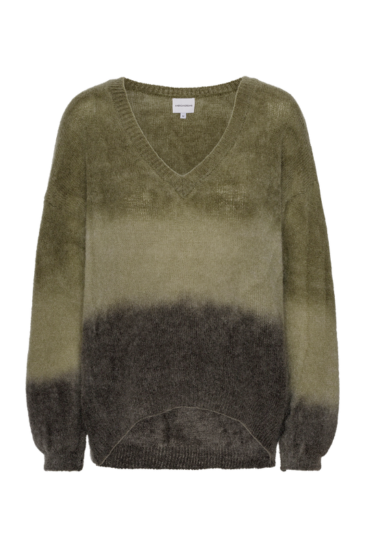 Silja V Neck Ombre Beige