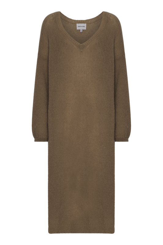 Silja Dress Dark Brown