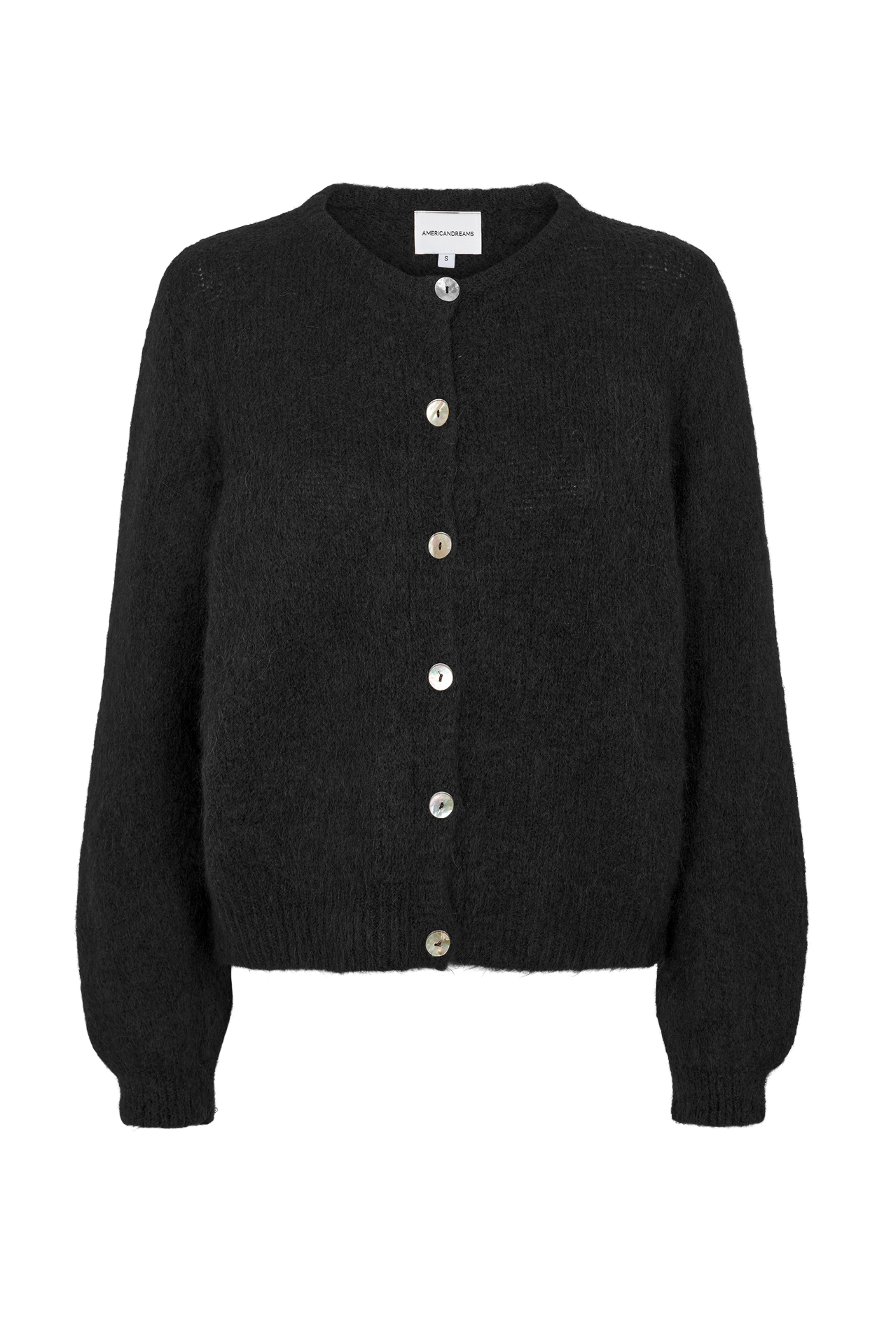 Susan Alpaca Cardigan Black