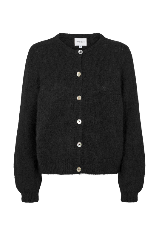 Susan Alpaca Cardigan Black