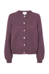 Susan Alpaca Cardigan Bordeaux
