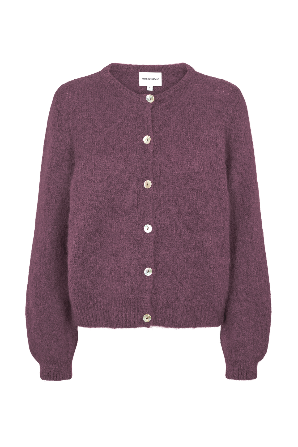 Susan Alpaca Cardigan Bordeaux