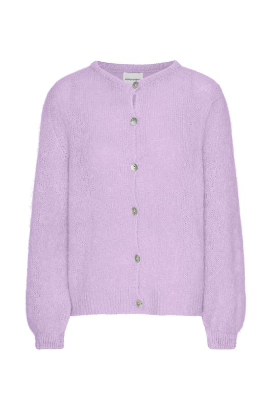 Susan Alpaca Cardigan Light Lilac