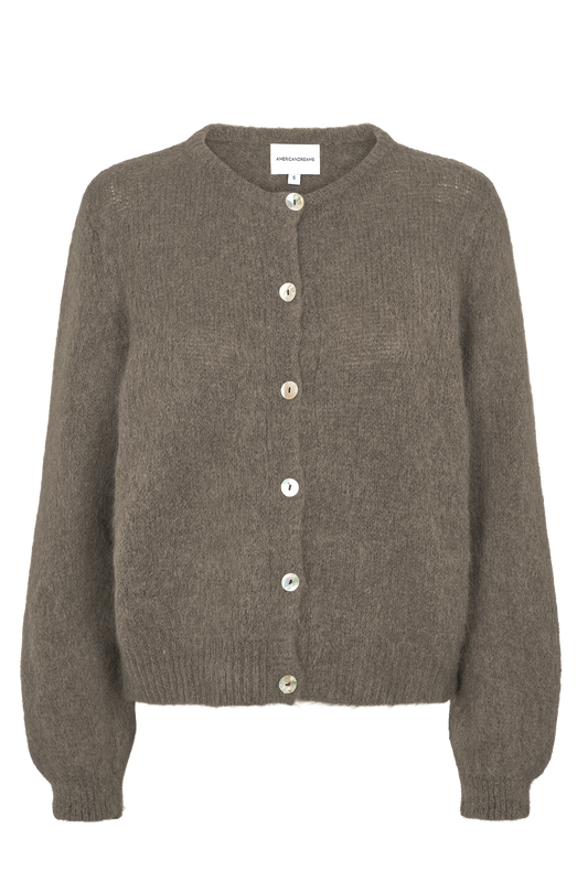Susan Alpaca Cardigan Light Taupe
