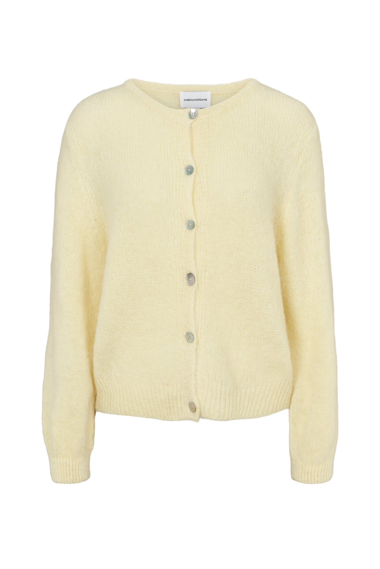Susan Alpaca Cardigan Light Yellow