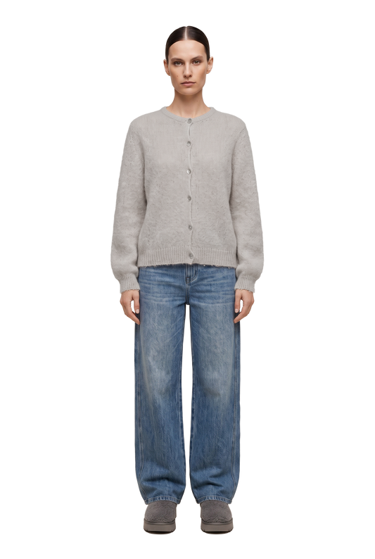 Susan Alpaca Cardigan Beige