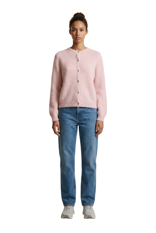 Susan Alpaca Cardigan Light Pink