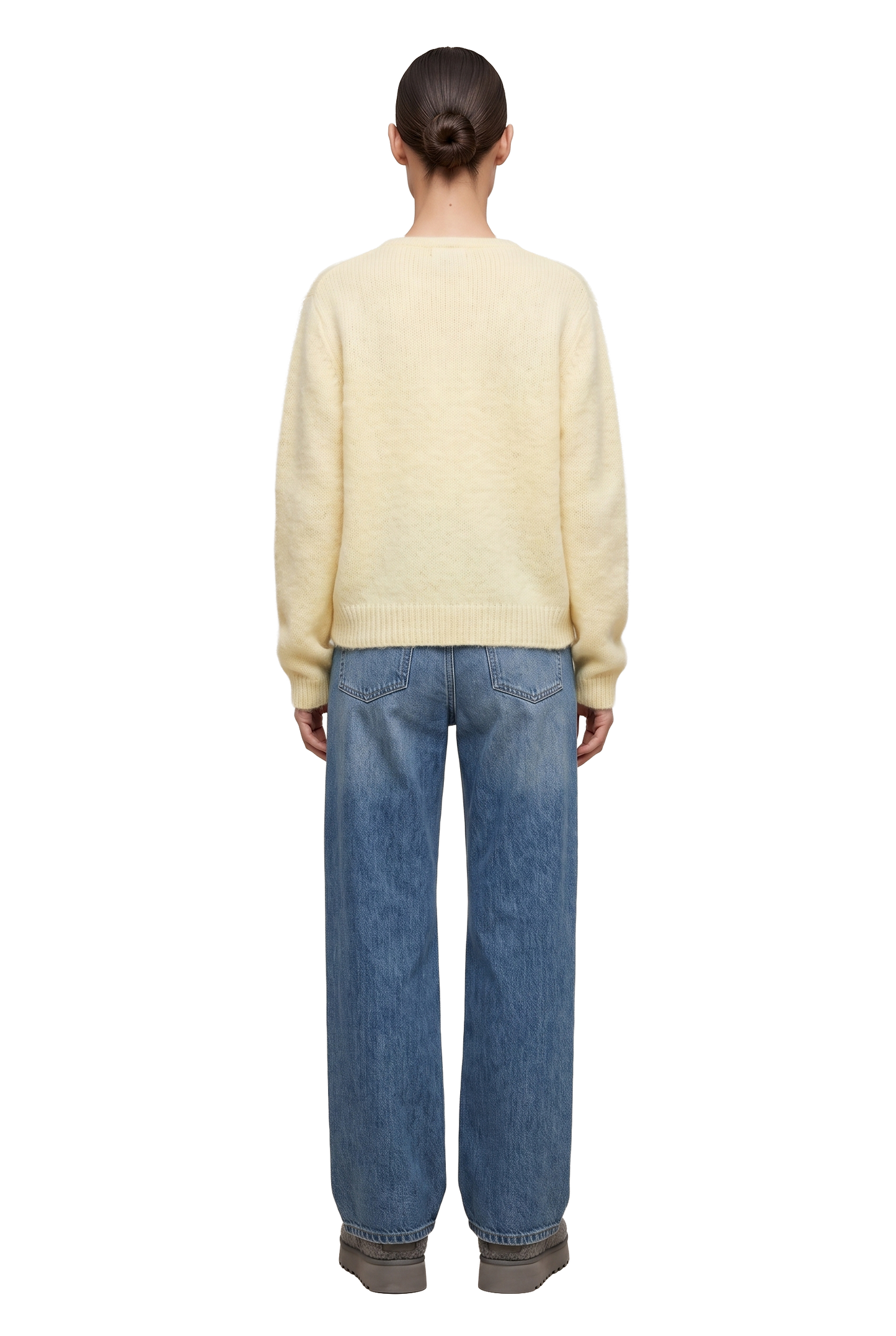 Susan Alpaca Cardigan Light Yellow