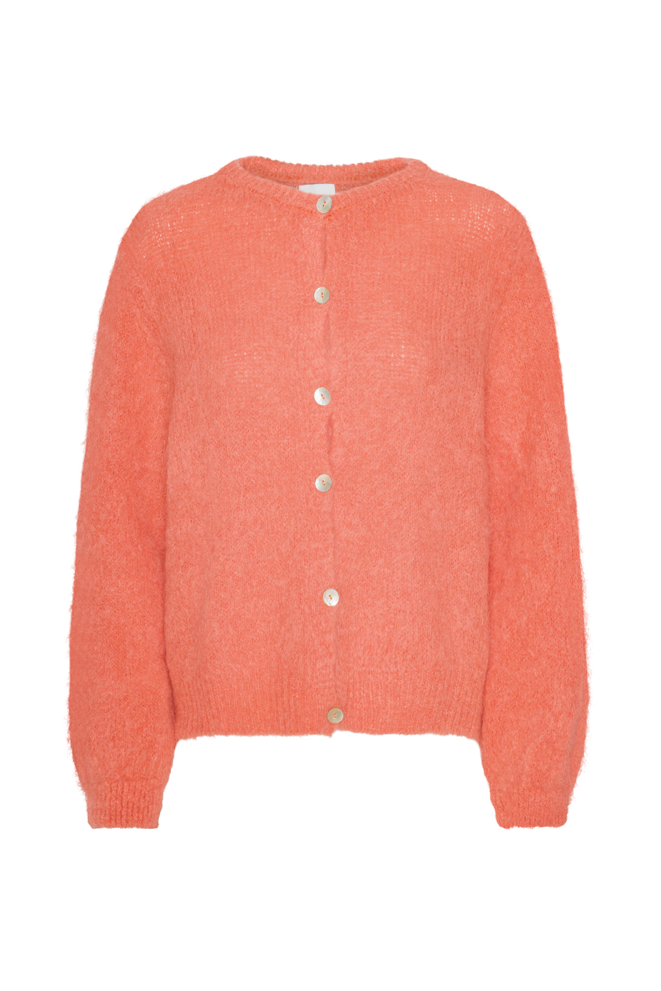 Susan Alpaca Cardigan Salmon