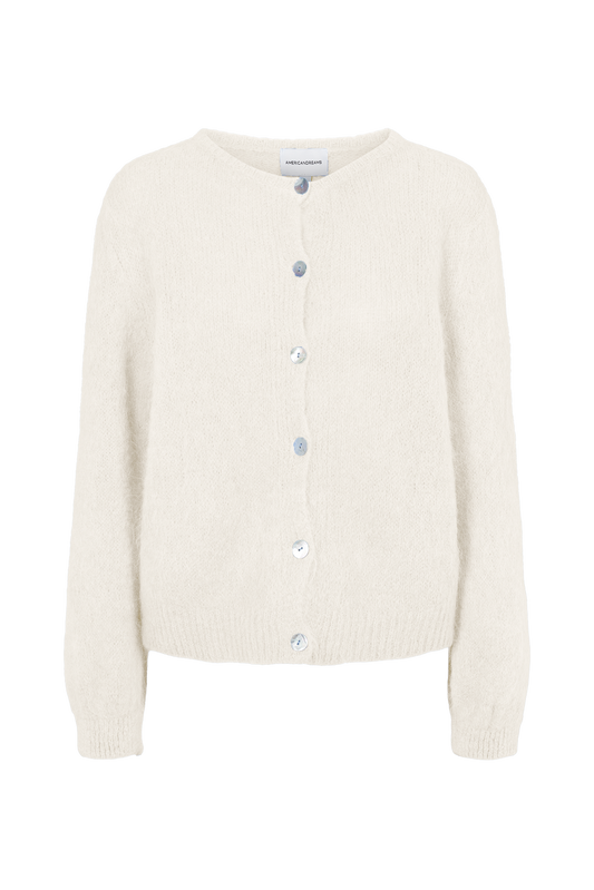 Susan Alpaca Cardigan White