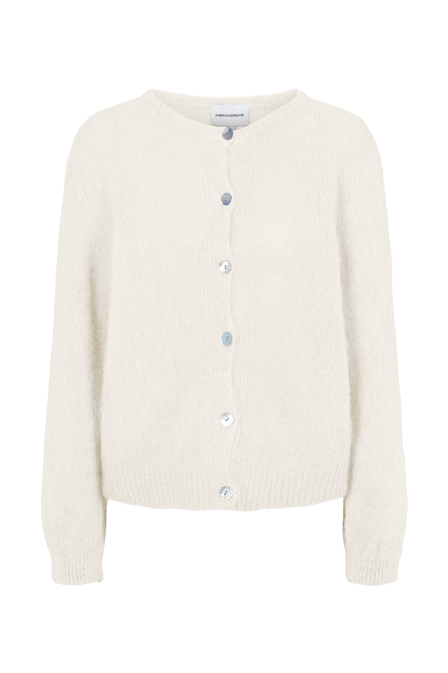 Susan Alpaca Cardigan White