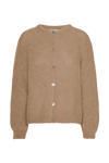 Susan Alpaca Cardigan Medium Brown