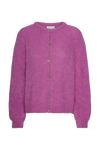 Susan Alpaca Cardigan Pearly Purple